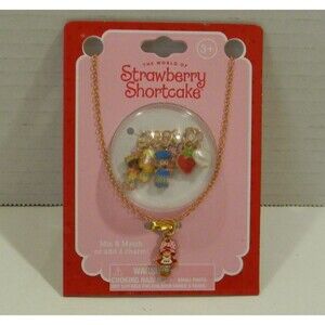 Strawberry Shortcake Necklace Set 7 Charm Set Mix & Match Lemon Meringue Orange